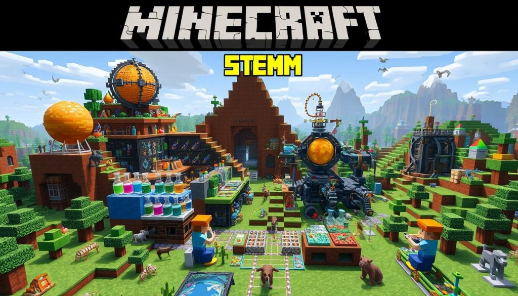 Minecraft STEM learning