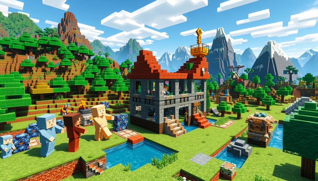 Minecraft creative problem-solving