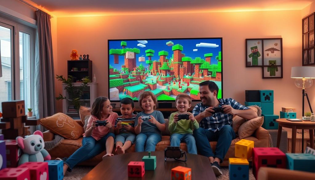Minecraft family gaming