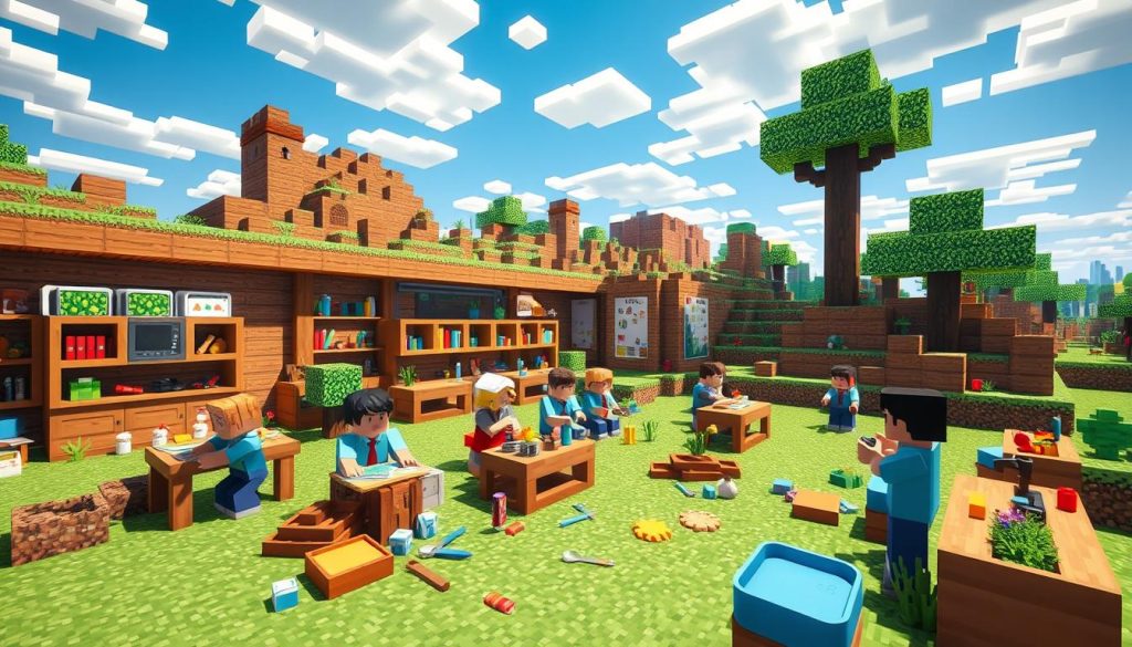 Minecraft game-based learning