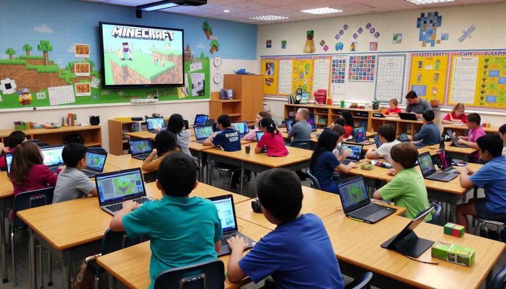 Minecraft in classrooms