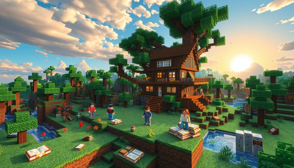 World-building in Minecraft for writing instruction World-building in Minecraft for writing instruction